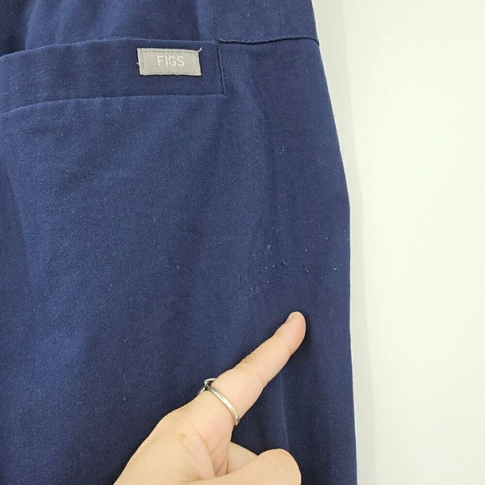 Figs Tansen Jogger Scrub Pants Navy Blue Men's Size S Slim Fit Medical Nurse